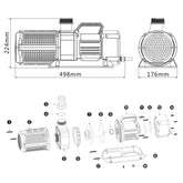 Pompă pentru iaz SunSun CET-35000 SuperECO 32.000 l/h